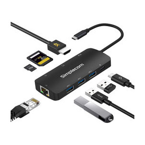 USB-C 8 in 1 Multi-port Multimedia Adaptor
