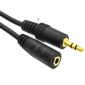 3.5mm Stereo Plug to 3.5mm Socket Extension Cable - 1.8m