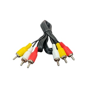 3 RCA Plug to 3 RCA Plug AV Cable - 1.5m