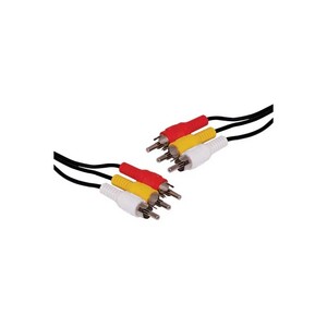3 RCA Male to 3 RCA Male Composite Cable - 3M