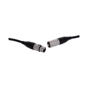 3 Pin XLR Male to Female XLR Microphone Cable - 1M