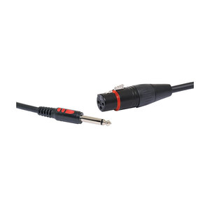 3 Pin Female XLR to 6.35mm Jack Microphone Cable - 5M