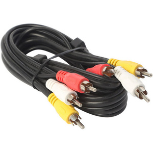 3 RCA Male to 3 RCA Male Composite AV Cable - 1.5M