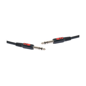 6.35mm TRS to 6.35mm TRS Jack Plug Cable - 5M