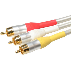 3 RCA Male to 3 RCA Male Premium OFC Audio Video Cable - 3M