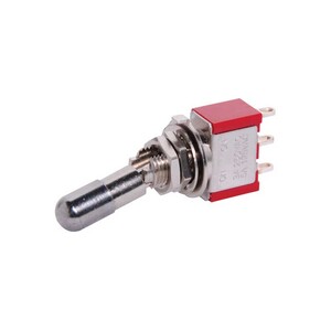 SPDT With Locking Mech. Solder Tail Mini Toggle Switch