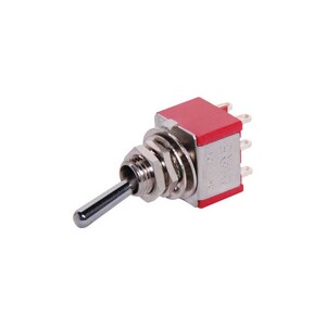 DPDT Centre Off Solder Tail Mini Toggle Switch
