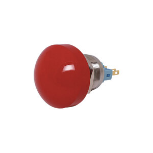 NC/NO Red Industrial IP67 Momentary Pushbutton Stop Switch