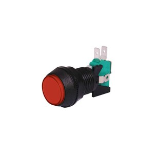 SPDT Momentary LED Red Panel Mount Pushbutton Switch