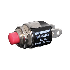 SS-032Q Normally Open (N/O) Red SPST Pushbutton Switch