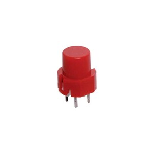 SPST Momentary Red PCB Mount Tactile Switch