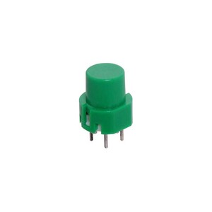SPST Momentary Green PCB Mount Tactile Switch