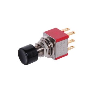 DPDT Momentary Solder Tail Pushbutton Switch