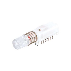 4PDT Red LED PCB Mount Pushbutton Switch