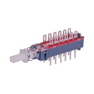 4PDT Alt. PCB Mount Pushbutton Switch