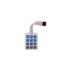 3x4 Membrane Numeric Keypad 58W X 76Hmm