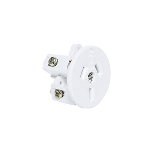 3 Pin 10A Flush Mount Mains Socket (Rear Wire Entry)