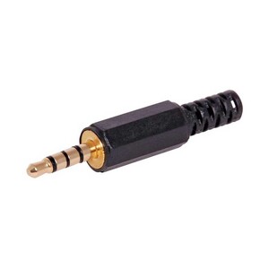 3.5mm Stereo TRRS Plastic Jack Plug