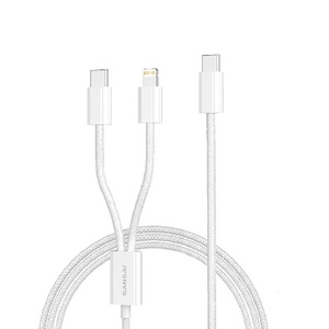 2 in 1 USB C to USB C and Lightning Charging Cable 1.2M