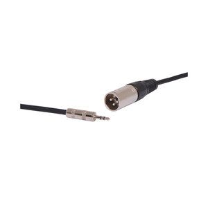 XLR Male To Stereo 3.5mm Plug Cable - 1m