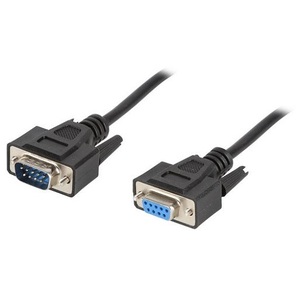 RS232 Shielded Serial Cable 1.8m - Plug to Socket