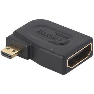 HDMI Socket to 90 Degree Micro HDMI Plug Adaptor Converter