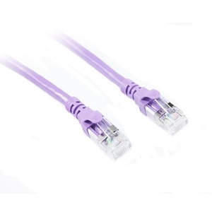0.5m CAT6A Shielded SSTP / SFTP Patch Cables - Purple