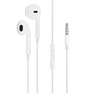 White In-ear Stereo Earphones with Handsfree Microphone & Lightning Adapter