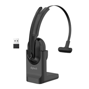 Digitech Rechargeable Wireless Headset With Charging Base & USB Audio Dongle