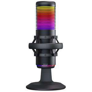 Pro Grade USB Desktop Microphone with RGB LED Light  