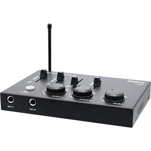 Karaoke Mixer and Dual Wireless Microphones with Bluetooth