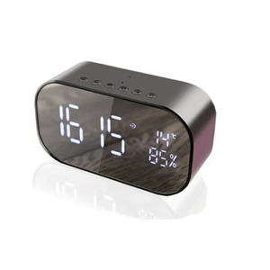 Rechargeable Bluetooth Speaker Alarm Clock with FM Radio