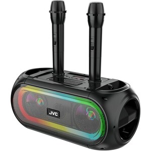 Bluetooth Karaoke Speaker w/ 2 Wireless Microphones & RGB Light