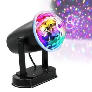 Rotating LED Disco Party Light with Power Supply