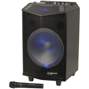 12" Rechargeable Bluetooth PA Speaker with Mic Input