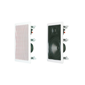 165mm 35W 2 Way Rectangular In-Wall Ceiling Speaker Pair 