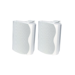 85W 8 Ohm Wall Mount White Speaker Pair