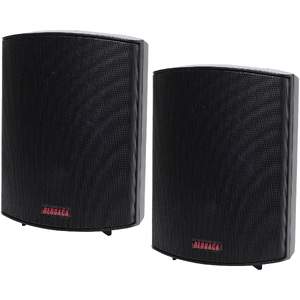 50W 100V 8 Ohm Wall Mount Black Speaker Pair