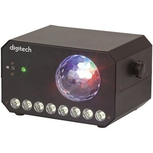 3-In-1 RGB Ball, Laser & Strobe Party Light