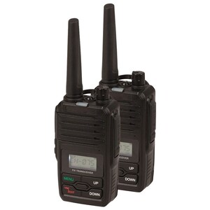 2W 80 Channel UHF Walkie Talkie Twin Pack
