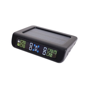 Solar Rechargeable Wireless Tyre Pressure Sensor Monitor System