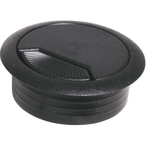 Black Desk/Bench Cable Tidy Grommet