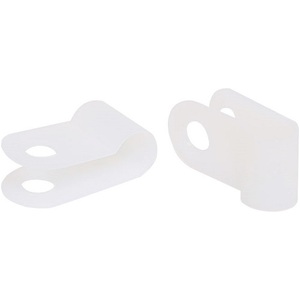 5mm P-Clip Cable Clamp - 100 Pack