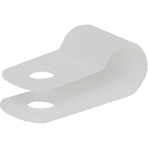 6.4mm P-Clip Cable Clamp - 100 Pack