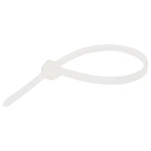 100mm x 2.5mm Nylon Cable Ties Natural Pack of 100