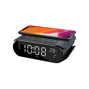Wireless QI Charging Radio Alarm Clock