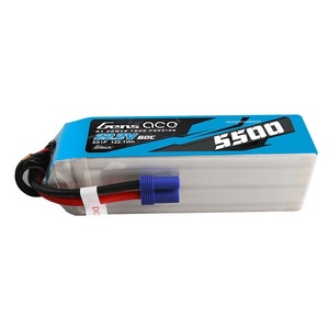 22.2V 5500mAh 6S 60C Soft Case LiPo Battery w/ EC5 Connector