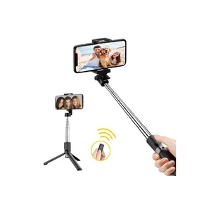 Bluetooth Rechargeable Folding Selfie Stick and Tripod with Remote Control
