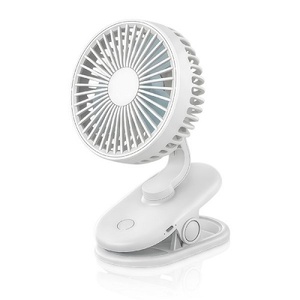 Rechargeable Portable Fan with Clip-on Base