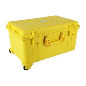 Yellow IPX7 Rugged Trolley Case 625x420x340mm